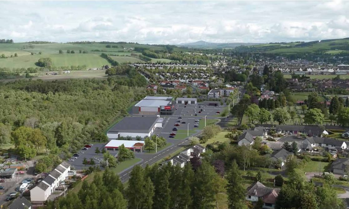 An artists impression of how the Westpark development could look