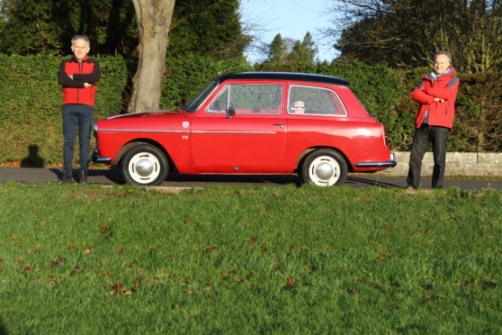 Dundee GP Colin Levin and brother Richard are taking part in the Austin A40 their father tackled the rally in 25 years ago.