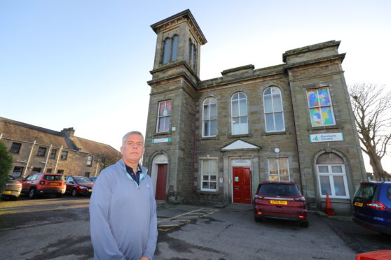 Councillor Brian Boyd at the Panmure Centre.