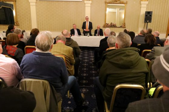 Retailers attended a public meeting on the future of the high street