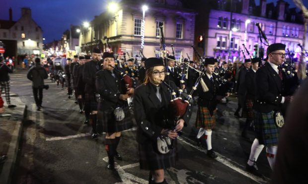 The parade made its way through Perth city centre to the Norie Miller Riverside Walk.