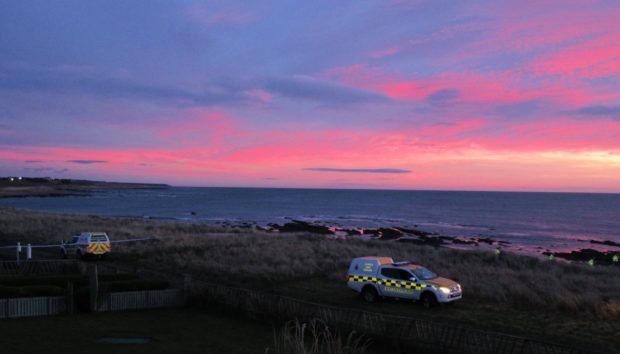 The Coastguard at the beach on Sunday January 5