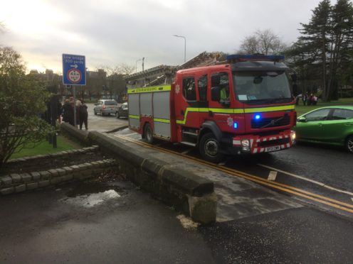 Fire crews were called to Adam Smith Theatre in Kirkcaldy during Fife Festival of Music.