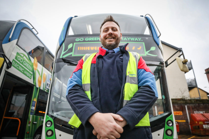 Dundee bus driver Shane Piper. 