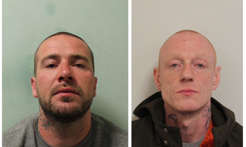 Liam Richardson and Richard Fleming were jailed for their role in the Gleneagles raid.