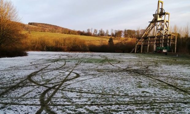 Lochore Meadows Country Park was torn up by scrambler bikes.