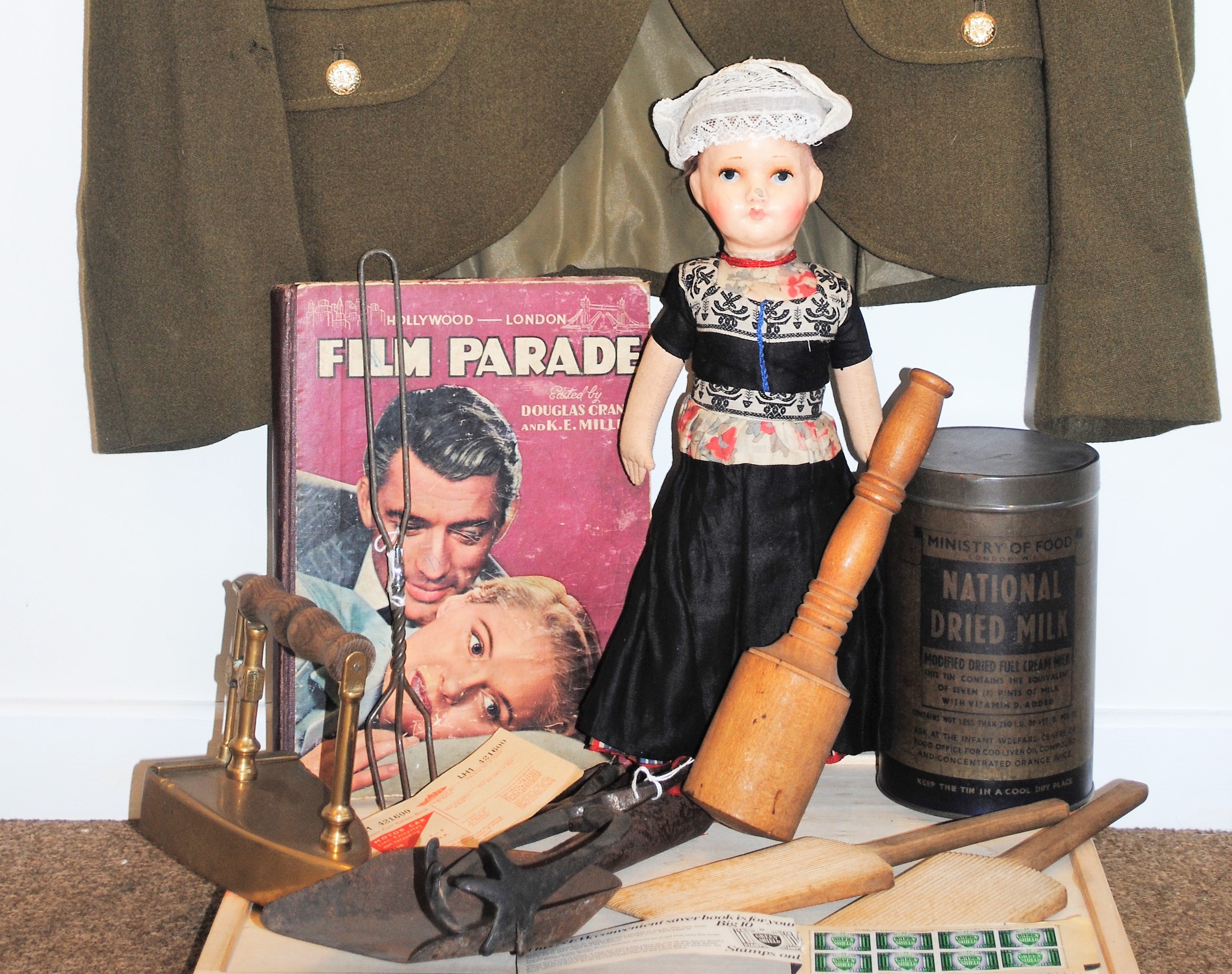Some of the memorabilia which aims to stir people's memories.