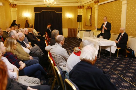 The public meeting with retailers concerning the future of Perth city centre