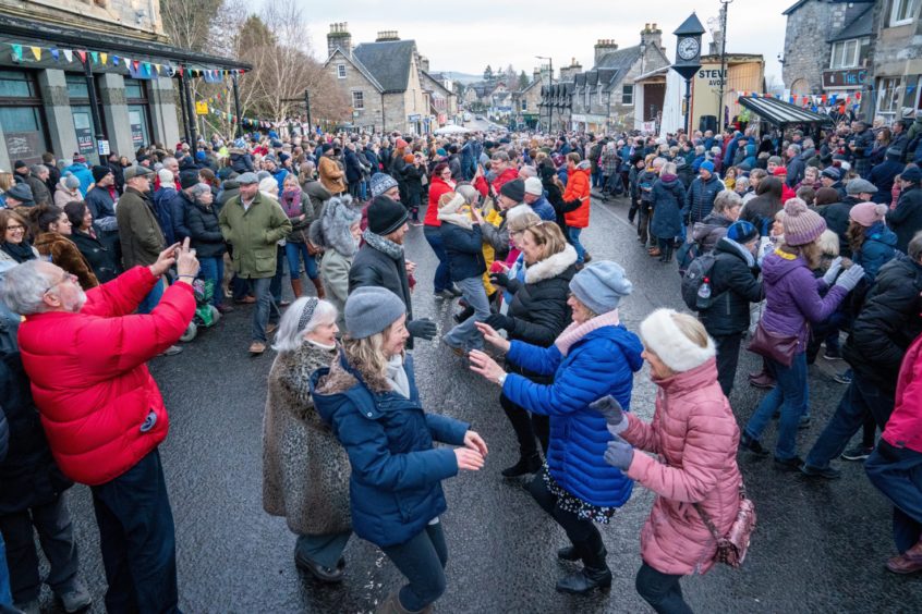 The Pitlochry New Year's Day Street Party