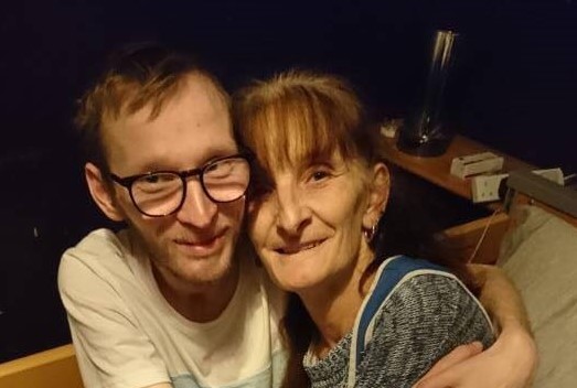 Ross Scott with his mum Karen.