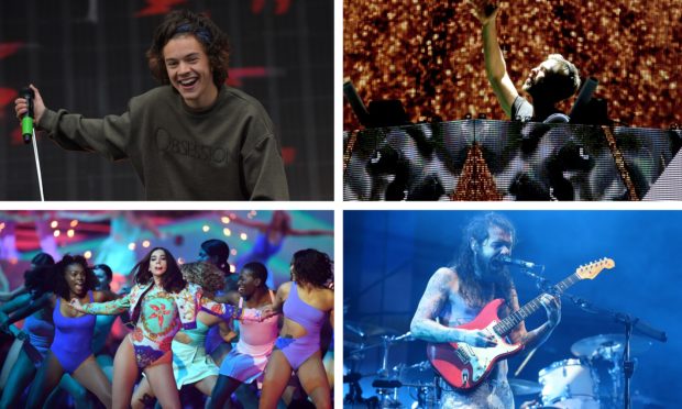 Harry Styles, Dua Lipa, Calvin Harris and Biffy Clyro were among the acts scheduled for the Big Weekend in Dundee.