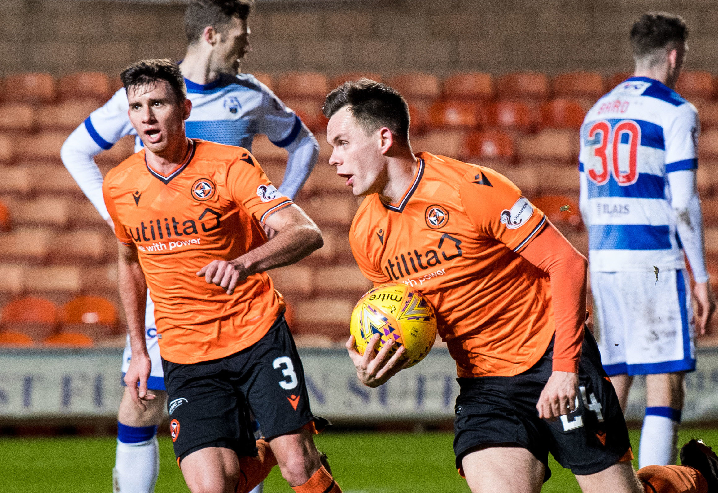 Lawrence Shankland's goals fired United to the title