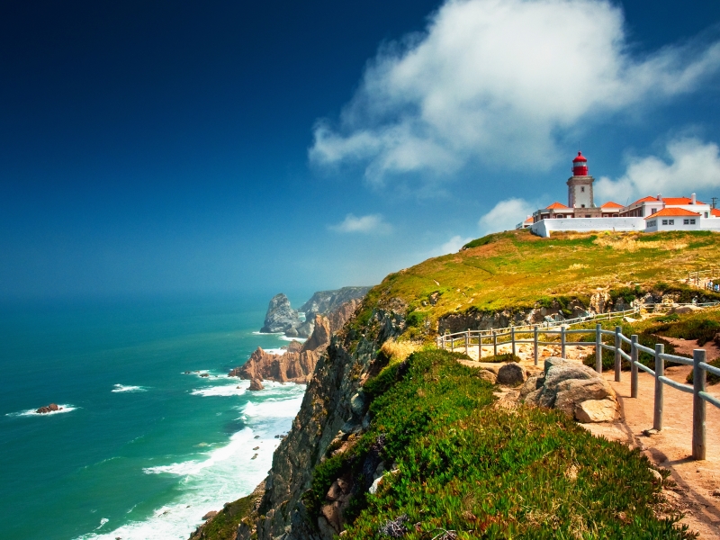 The Lisbon coast.