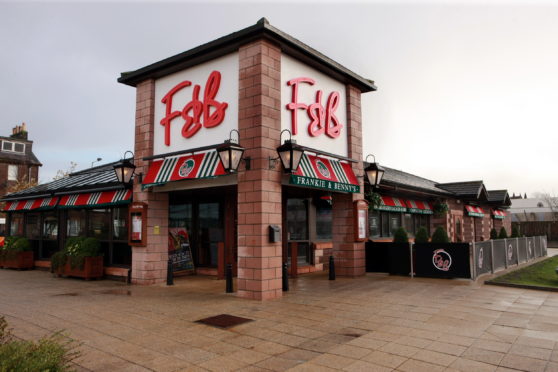 Frankie & Benny's at St Catherine's Retail Park in Perth. Image: DC Thomson.