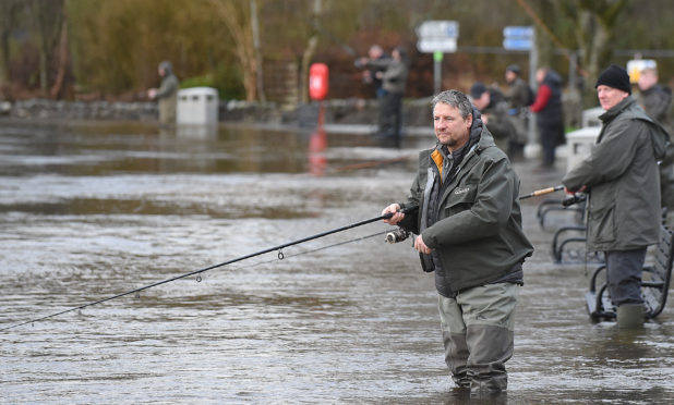 Launch of Salmon Fishing Season in Callander