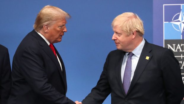 Donald Trump and Boris Johnson.