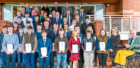 Pre-apprenticeship students and their mentors at the graduation in Perth.