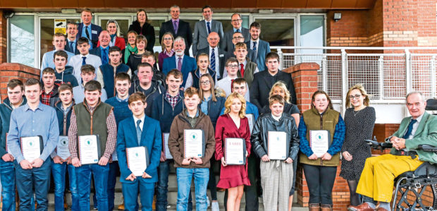 Pre-apprenticeship students and their mentors at the graduation in Perth.