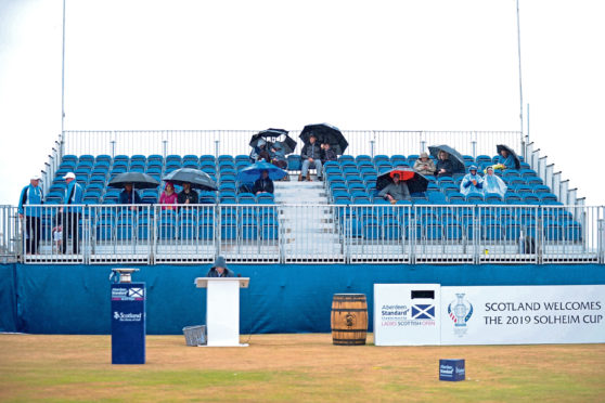 The ladies Scottish Open is held a month after the men's version at the same venue, but suffers at the box office.