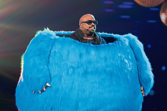 Monster in exposed as CeeLo Green in The Masked Singer.