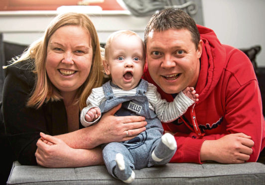 Miracle baby Callan McGerty, from Falkirk, Stirlingshire, is a healthy one-year-old - after his mother refused doctors calls to abort her baby 20 times and instead kept him alive.