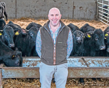 Richard Barbour is trialling the new supply partnership, which is being run in conjunction with Scotbeef, Harbro, and Genus ABS.