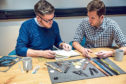 Marloe Watch Company general shots and

Co-founders of Marloe Watch Company Gordon Fraser and Oliver Goffe 
(Left Gordon Fraser  chap with glasses, right Oliver Goffe.)