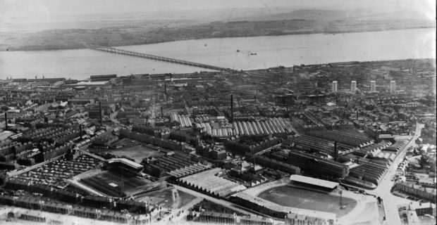 Michener would cross the Tay Rail Bridge to get to Tannadice every week.