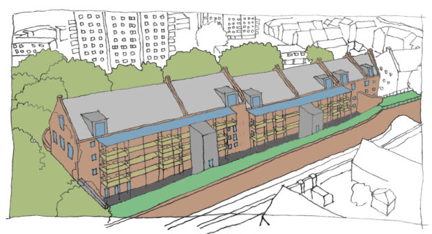 Similar plans for the site's neighbouring wing which were approved in 2020