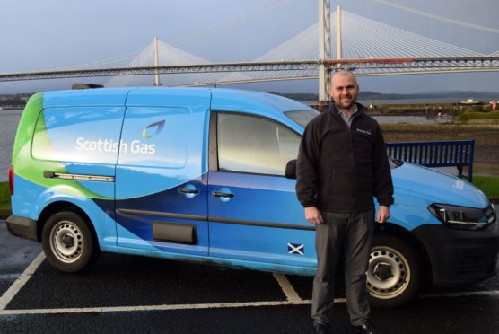 Fife gas boss David Robertson hopes to raise £50,000 for CHAS.