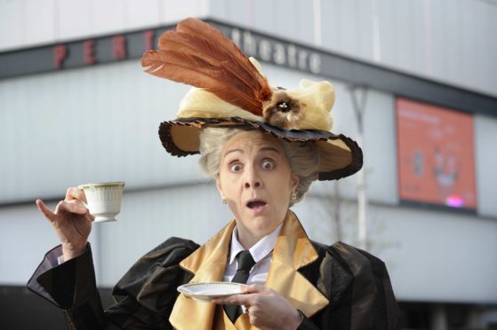 Karen Dunbar plays Lady Bracknell at Perth Theatre's new production of The Importance of Being Earnest.