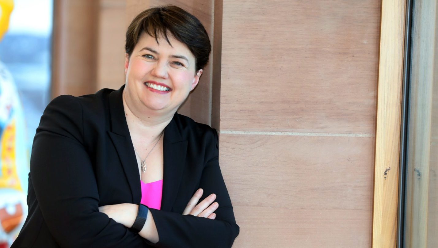 Courier Dundee news CR0019368 G Jennings pics Ruth Davidson at DCT Meadowside, tuesday 11th february,