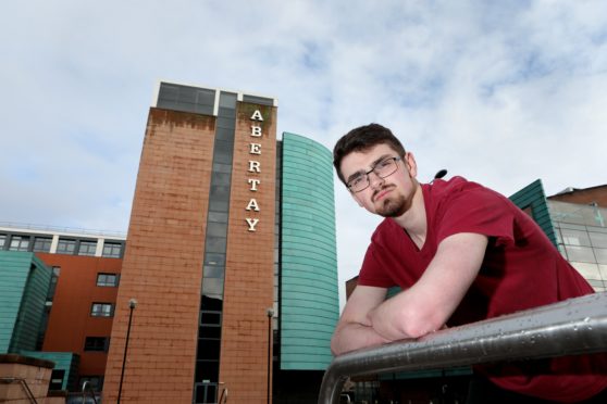 Owen Wright, from Abertay Students Association