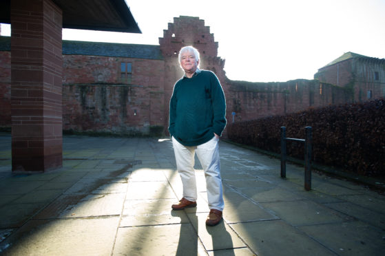 Eddie Cairney at Arbroath Abbey