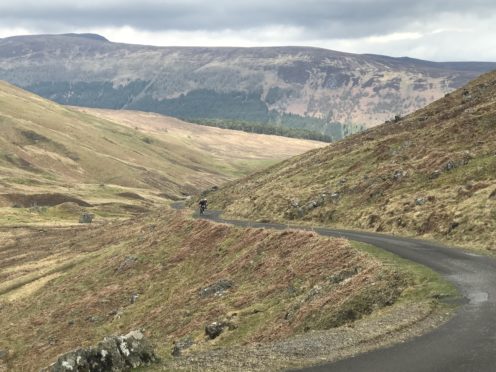 Looking down towards Glen Lyon.