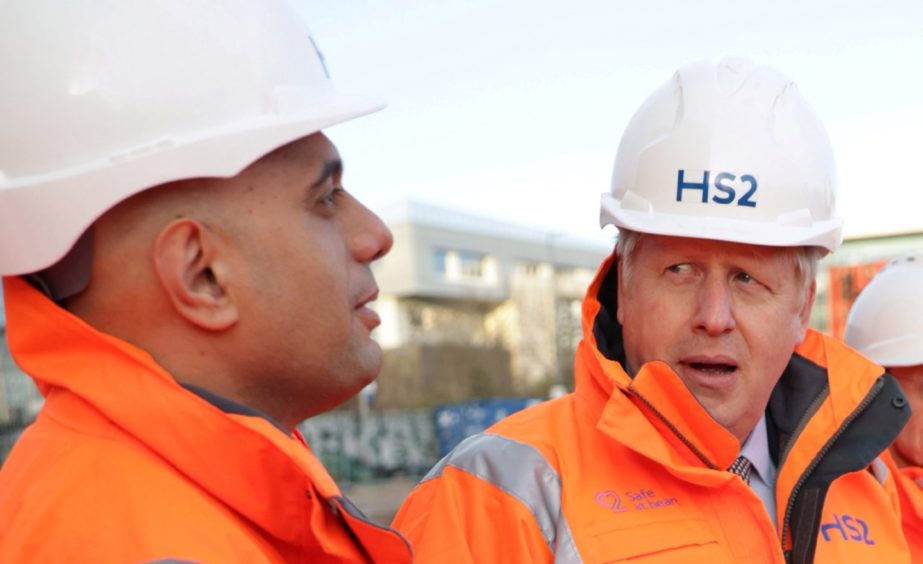 Sajid Javid (left) has become the most high-profile victim of Boris Johnson's plan to take control of Government.