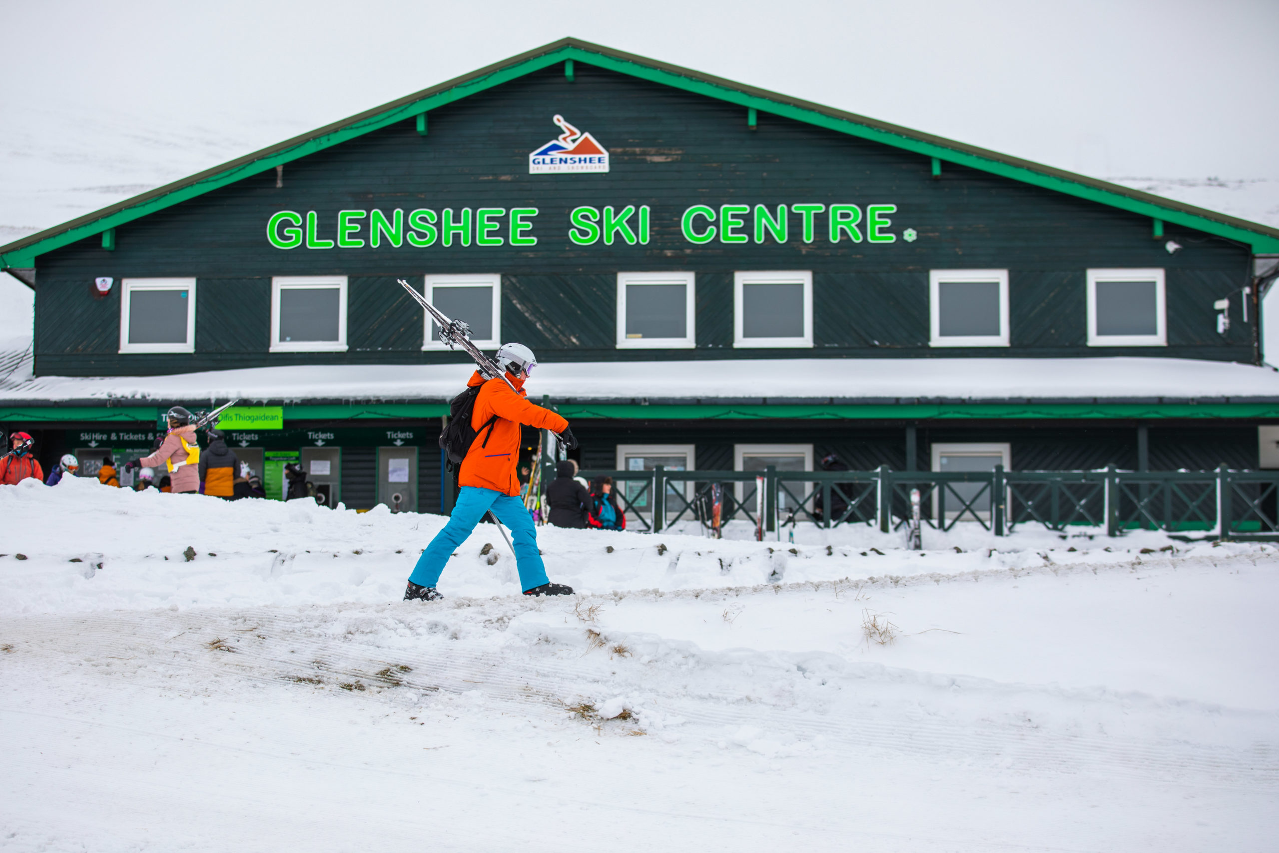 Glenshee Ski Centre on Wednesday.