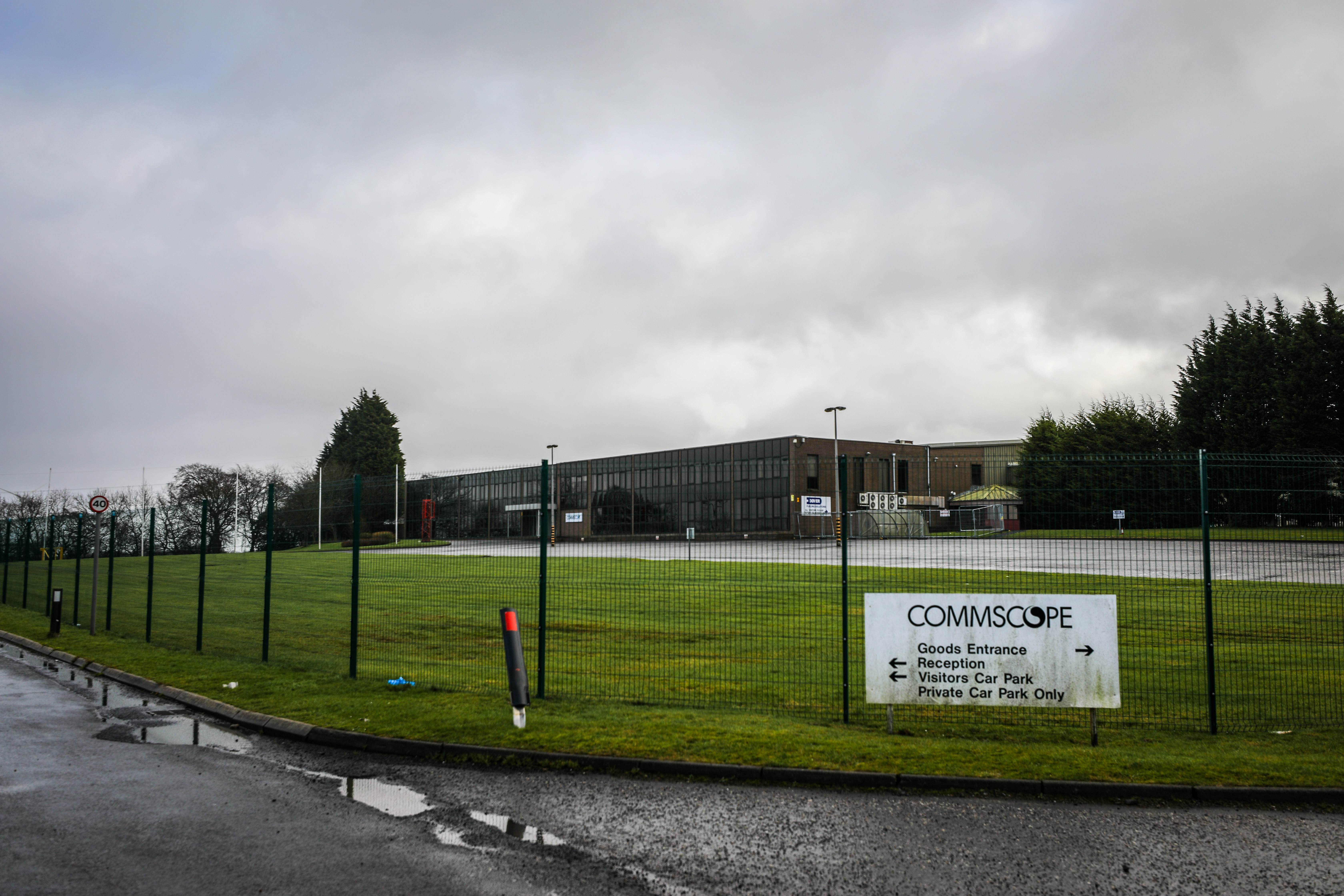 The former CommScope building in Lochgelly.