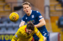 Christophe Berra in action against Partick Thistle.