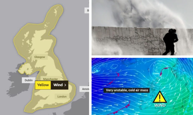 Storm hit the UK at the weekend.