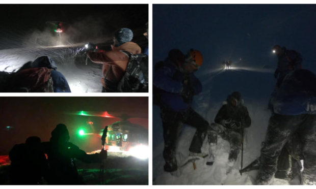 Photos from the rescue on Ben Nevis.