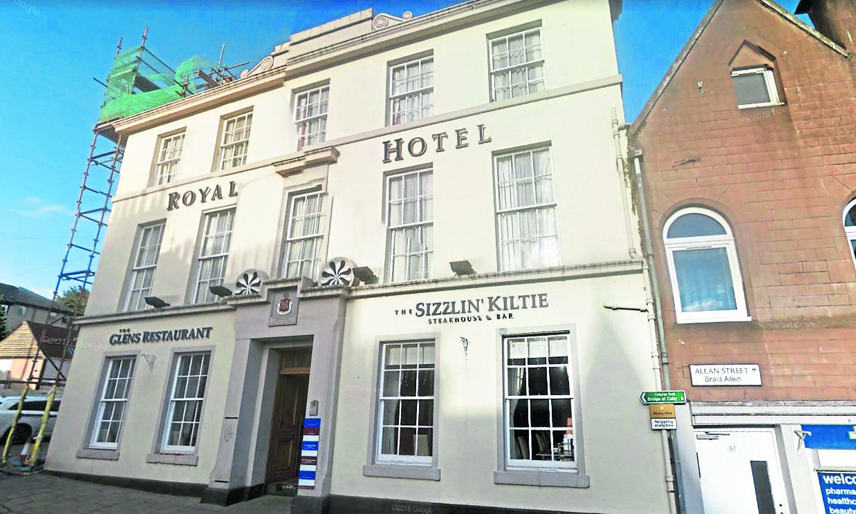 Royal Hotel in Blairgowrie.
