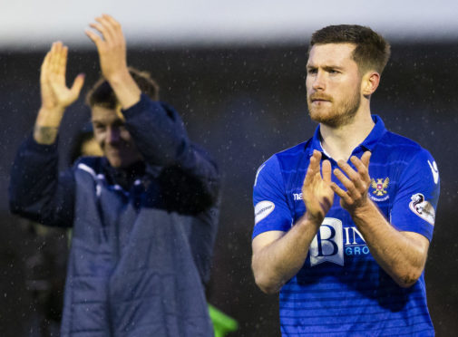 Anthony Ralston and Callum Hendry after St Johnstone beat Ayr United.