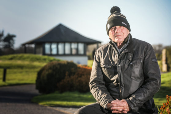 Founder Don Snyder pictured at the Duke's Course, St Andrews, in February