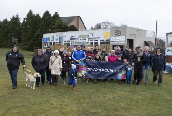 The Big Walk began with a weekend trek around Forfar Loch.