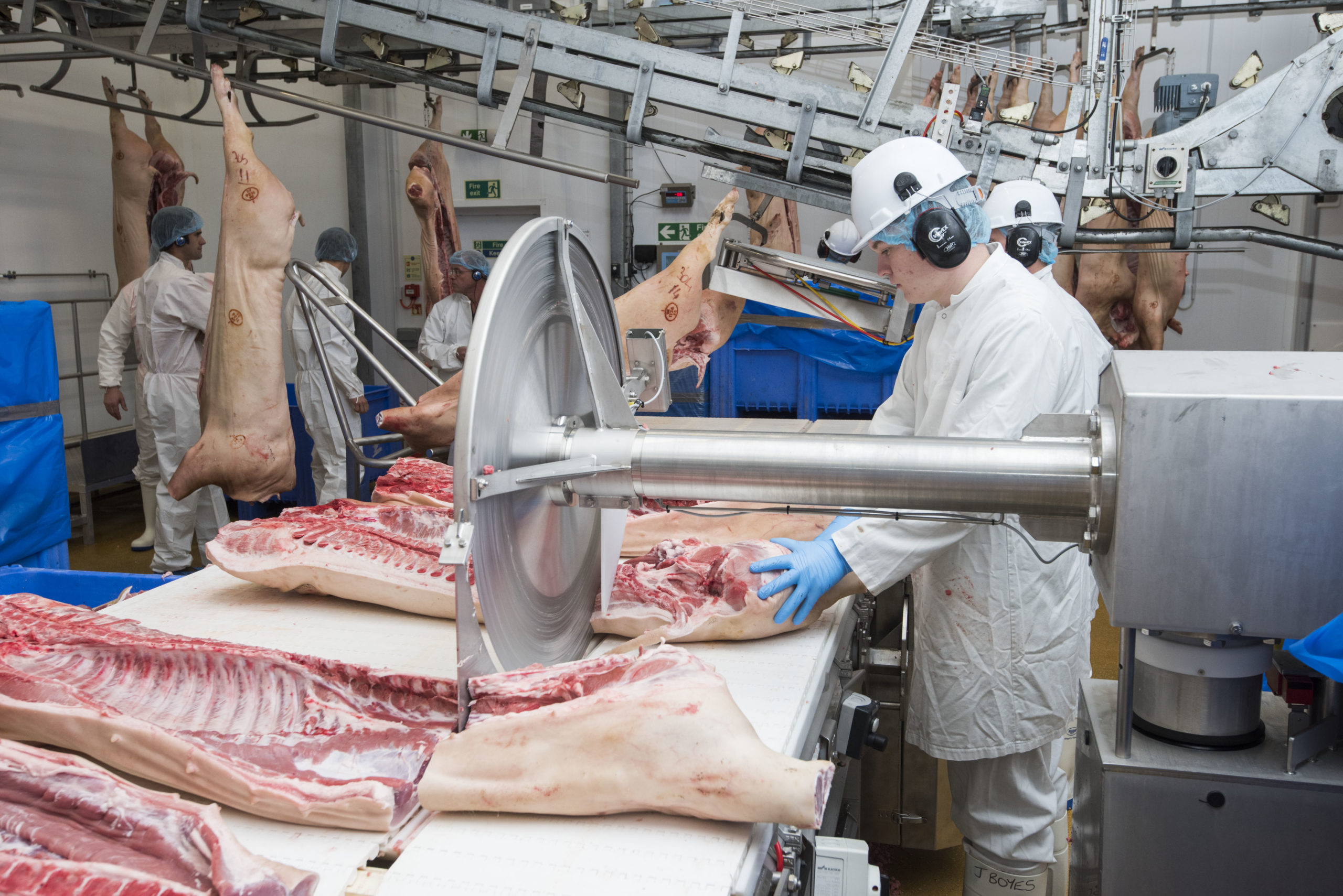 The majority of the Brechin pigmeat plant's 70 staff are on the "front line" of the food supply chain.