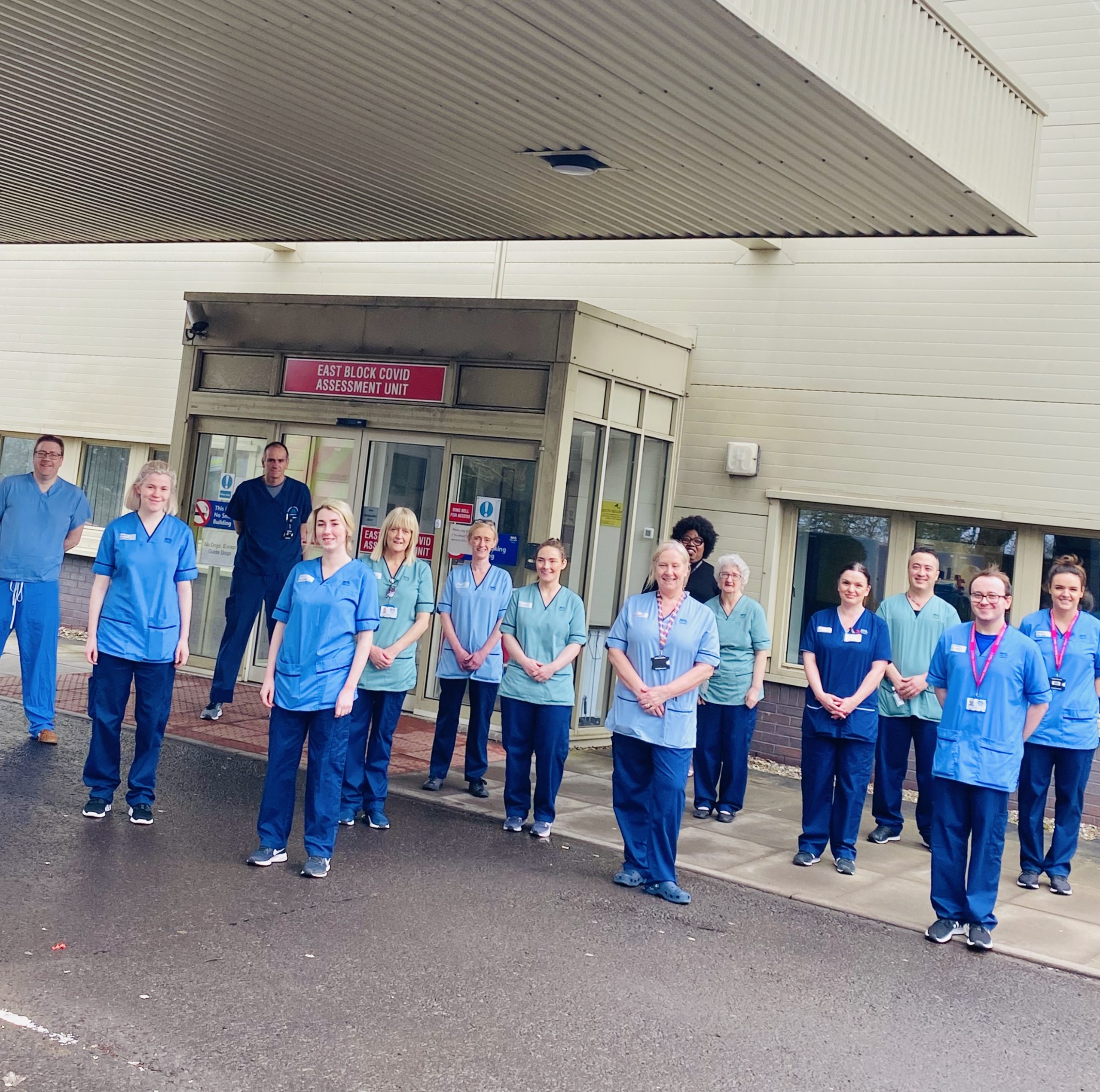 Ninewells staff on the frontline of the Covid-19 fight.