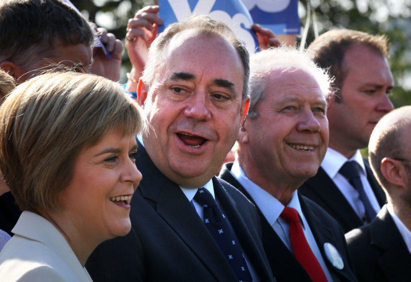 Alex Salmond and Nicola Sturgeon in 2014.