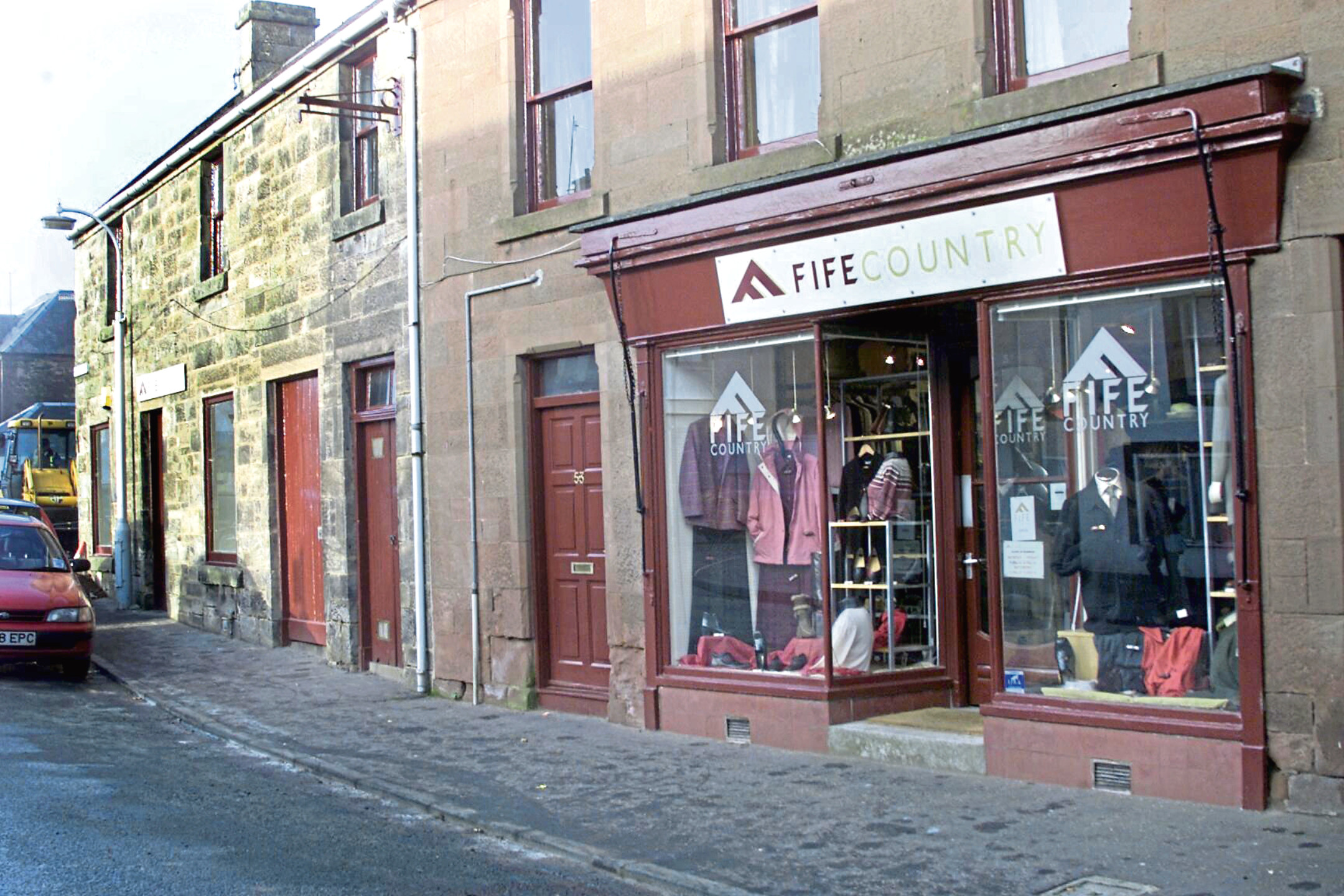 Premises of clothing firm Fife Country.