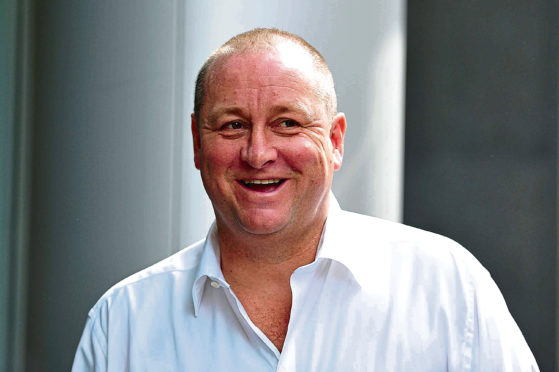Sports Direct tycoon Mike Ashley. Image: PA.